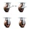 Service Caster 6 Inch High Temp Phenolic Caster Brakes/Swivel Locks and 2 Rigid SCC, 2PK SCC-35S620-PHRHT-SLB-BSL-2-R-2 - alternate 4